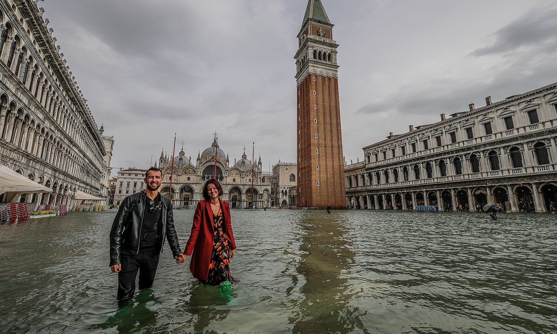 Thành phố Venice chìm trong mùa lũ